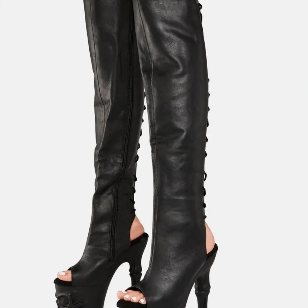 Pleaser rapture thigh high boots us sz 7 nwt - Picture 5 of 6